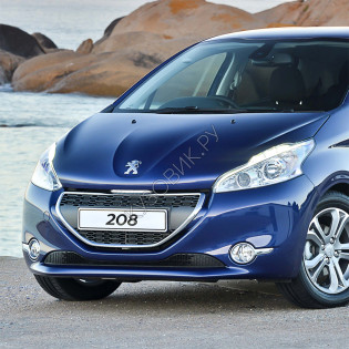 Бампер передний грунт в цвет кузова Peugeot 208 (2012-)